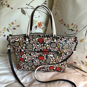 Coach "Elise" Floral Patterned satchel